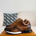 「#4053」LOUIS VUITTON  LEATHER LOW-TOP SHOES