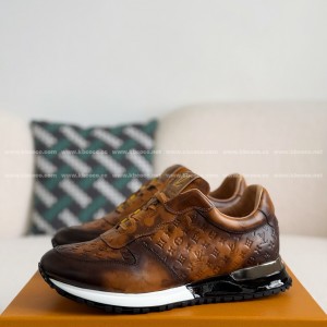 「#4053」LOUIS VUITTON  LEATHER LOW-TOP SHOES