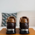 「#4053」LOUIS VUITTON  LEATHER LOW-TOP SHOES
