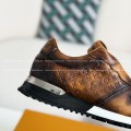 「#4053」LOUIS VUITTON  LEATHER LOW-TOP SHOES