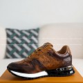 「#4053」LOUIS VUITTON  LEATHER LOW-TOP SHOES
