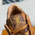 「#4053」LOUIS VUITTON  LEATHER LOW-TOP SHOES