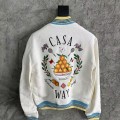 「#4054」casablanca2024ss orange embroidered jacket