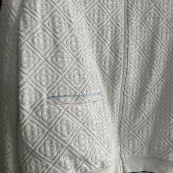 casablanca2024ss towel embroidered logo jacquard jacket
