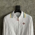 「#4060」casablanca2024ss towel embroidered logo jacquard jacket