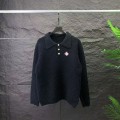 「#4062」casablanca2024 new polo knitted long sleeve