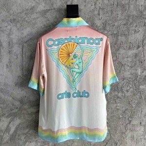 「#4066」casablanca short-sleeved dancer shirt