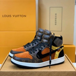 「#88」LOUIS VUITTON × NIKE AIR FORCE 1 Sneaker High-tops