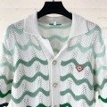 「#4067」casablanca sweater and shirt set