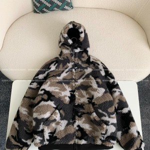 「#4072」Balenciaga Camouflage hooded jacket