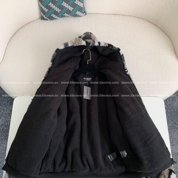 Balenciaga Camouflage hooded jacket