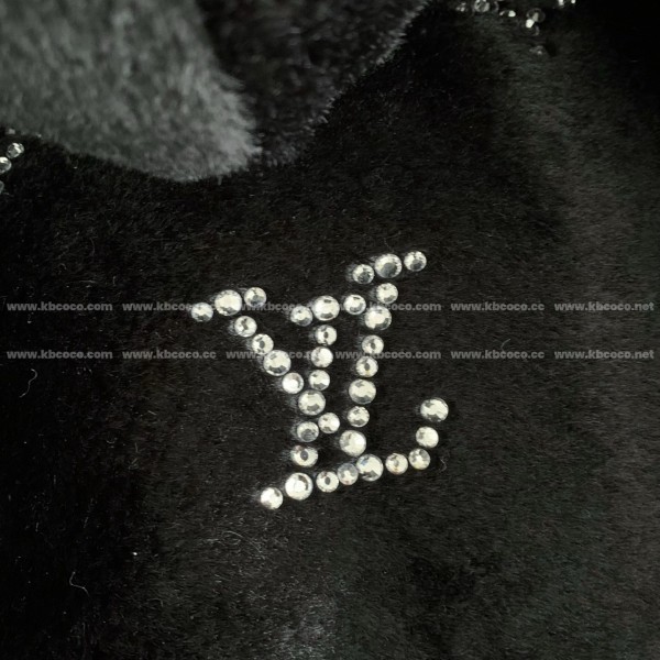 Louis Vuitton SS25 Logo Embroidered Wool Hooded Zipper Jacket