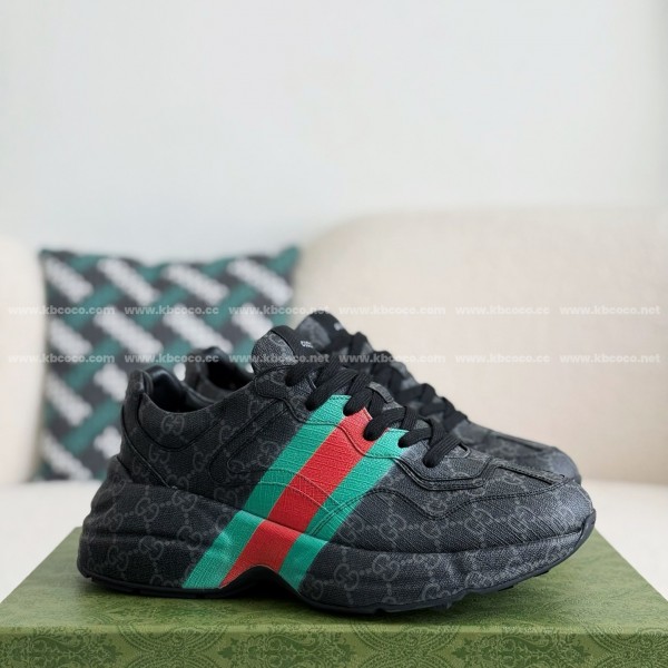「#4099」Gucci Rhyton Casual Sneakers