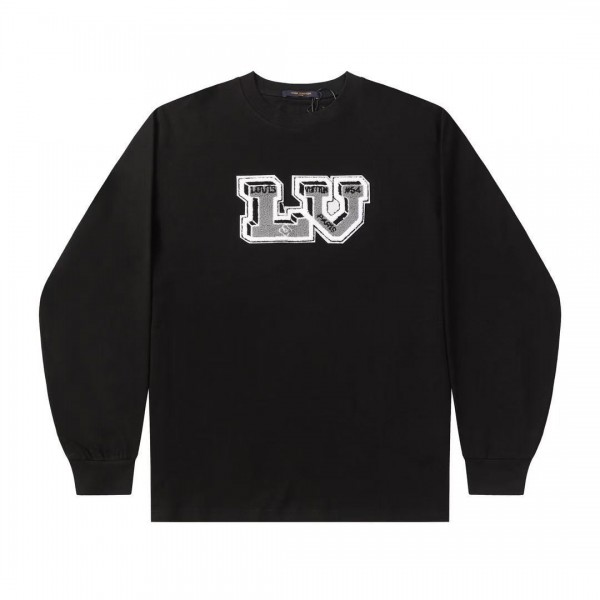 Louis Vuitton 24fw autumn and winter letter embroidered long sleeve