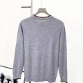 「#4123」Loro Piana Cashmere Wool Blend Knit Long Sleeve