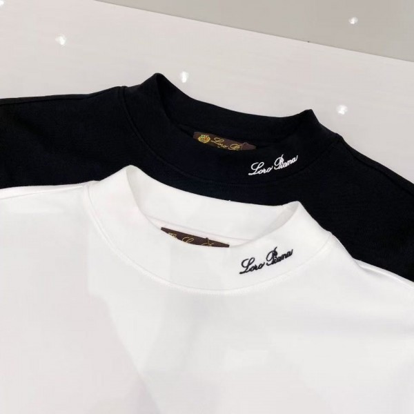Loro Piana new high collar long sleeve