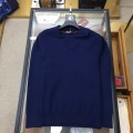 「#4126」Loro Piana Winter Casual Wool V-Neck Sweater