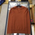 「#4126」Loro Piana Winter Casual Wool V-Neck Sweater