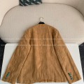 「#4152」Louis Vuitton FW24 Round Neck Single Breasted Casual Jacket