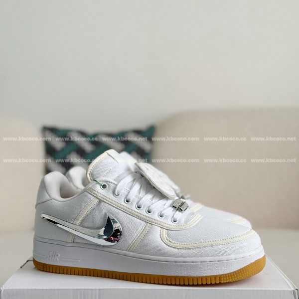 「#4156」Travis Scott x Nike Air Force 1 sneakers