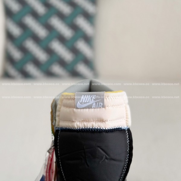 Union x Jordan Air Jordan 1 Retro Collaborative high-top sports shoes
