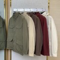 「#4202」Loro Piana Multi-Pocket Hooded Jacket