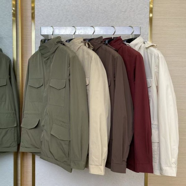 Loro Piana Multi-Pocket Hooded Jacket