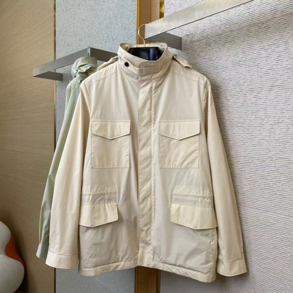 「#4202」Loro Piana Multi-Pocket Hooded Jacket