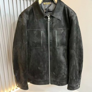 「#4203」Loro Piana24 Autumn and Winter Men's Casual Imitation Deer Down Jacket