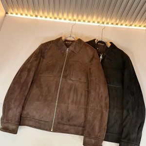 「#4203」Loro Piana24 Autumn and Winter Men's Casual Imitation Deer Down Jacket