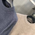 「#4204」Loro Piana24 Autumn and Winter crew neck knitted sweater