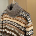 「#4205」Loro Piana Fair Isle Turtleneck Sweater