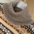 「#4205」Loro Piana Fair Isle Turtleneck Sweater