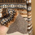 「#4205」Loro Piana Fair Isle Turtleneck Sweater