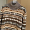 「#4205」Loro Piana Fair Isle Turtleneck Sweater