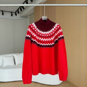 「#4206」Loro Piana Fair Isle Turtleneck Sweater