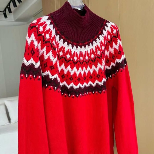 Loro Piana Fair Isle Turtleneck Sweater