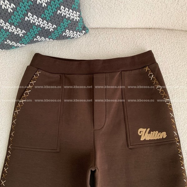 Louis Vuitton x Tyler SS24 Letter Embroidery Casual Pants