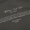 「#4217」offwhite hooded sweatshirt with psalm and Madonna print on chest