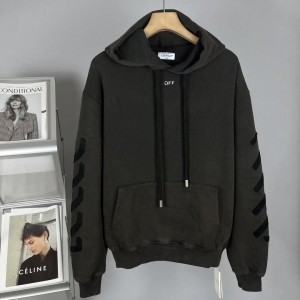 「#4218」offwhite washed old man religious hoodie