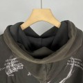 「#4218」offwhite washed old man religious hoodie