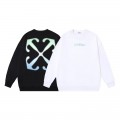 「#4220」offwhite gradient arrow print sweatshirt
