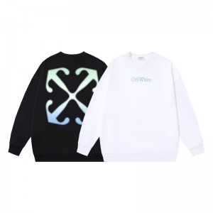 「#4220」offwhite gradient arrow print sweatshirt