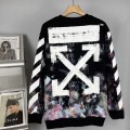 「#4221」offwhite fireworks crew neck sweatshirt