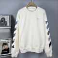 「#4222」offwhite Monet oil painting round neck sweatshirt