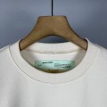 「#4222」offwhite Monet oil painting round neck sweatshirt