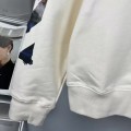 「#4222」offwhite Monet oil painting round neck sweatshirt