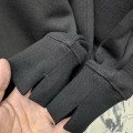「#4224」offwhite fuzzy arrow round neck sweatshirt