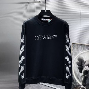 「#4225」offwhite24 autumn and winter new letter logo round neck sweatshirt