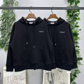 「#4226」offwhite24 autumn and winter embroidered arrow hooded sweatshirt